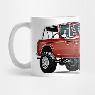 Bronco Cartoon Mug